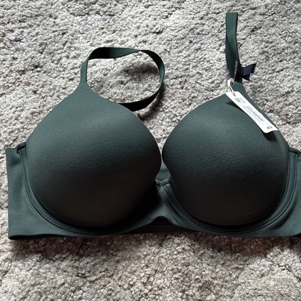 Aerie Green Everyday Bra with Underwire Support